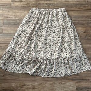 Floral Print Women's Skirt